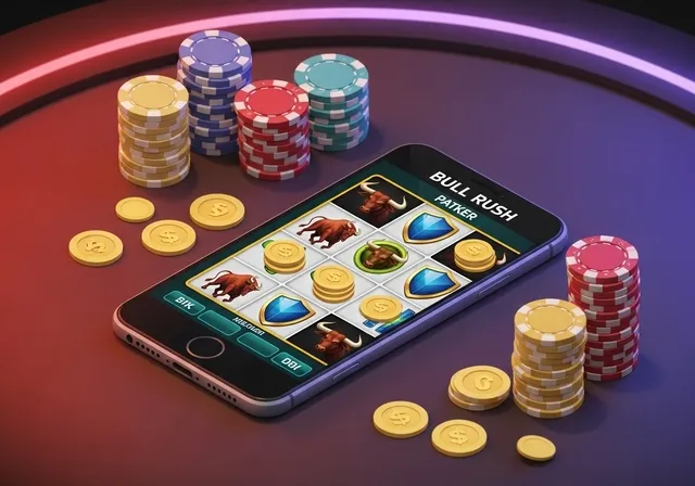 pokie bull rush